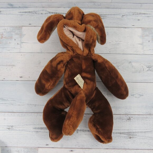 Vtg Heritage Collection Wrinkles Dog Hand Puppet 18" Plush Stuffed Animal Outfit - Picture 4 of 16